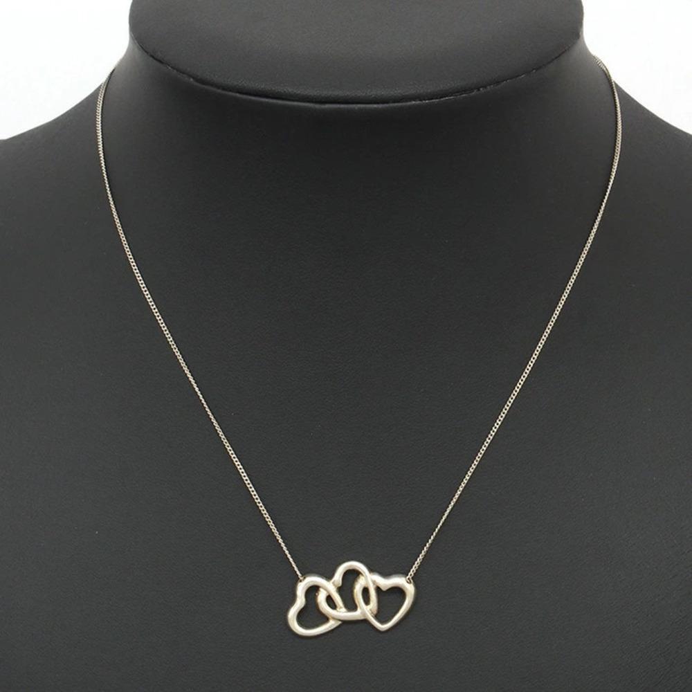 Tiffany Triple Heart Sterling Silver Pendant